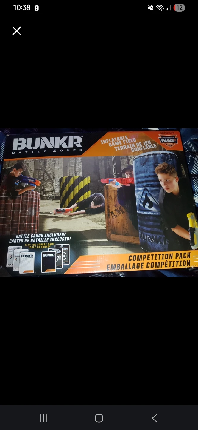 BUNKR Battle Zones Inflatable Game Field Competition Pack