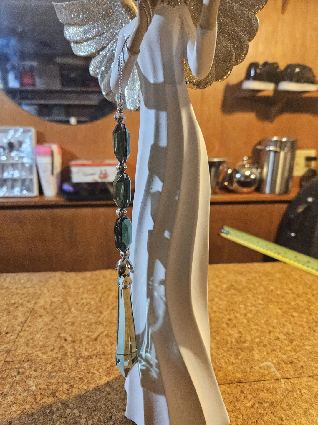 Angel Figurine Playing Violin - photo 3