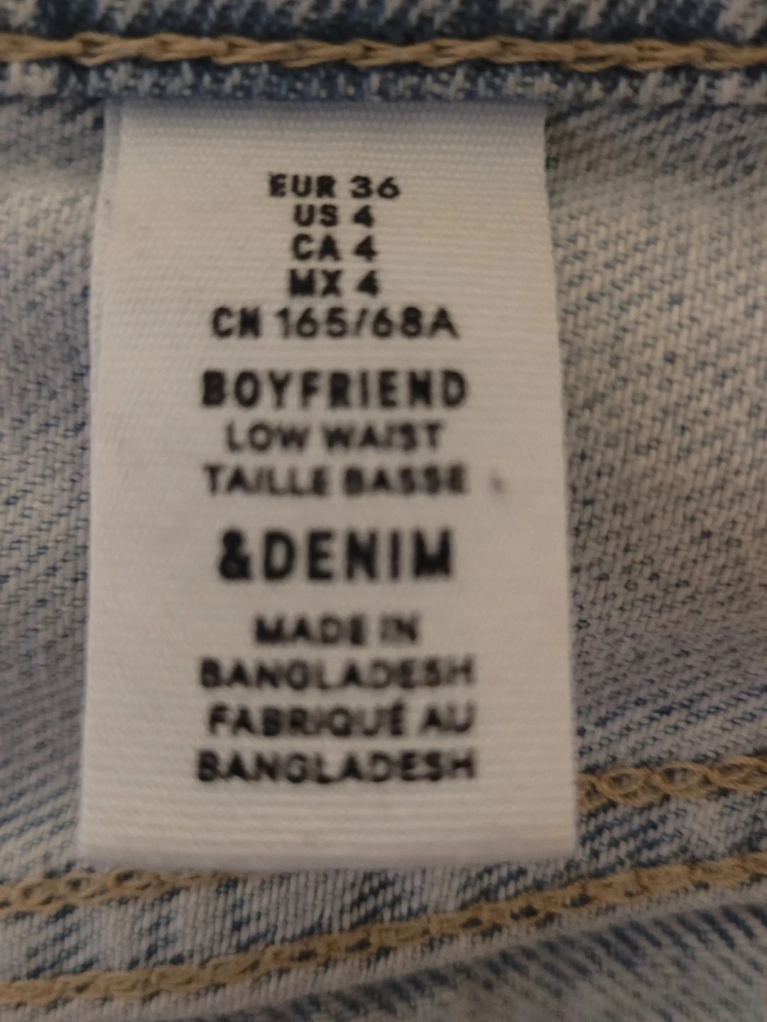 H&M Boyfriend Jeans - Light Wash - Size US 4 - photo 2