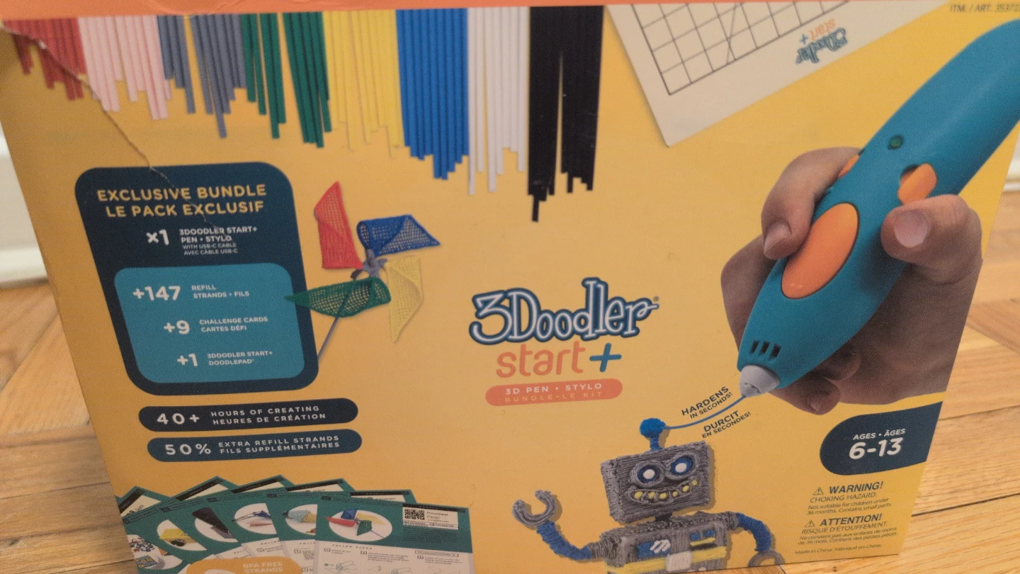 3Doodler Start+ 3D Pen Bundle with 147 Strands & Challenge Cards
