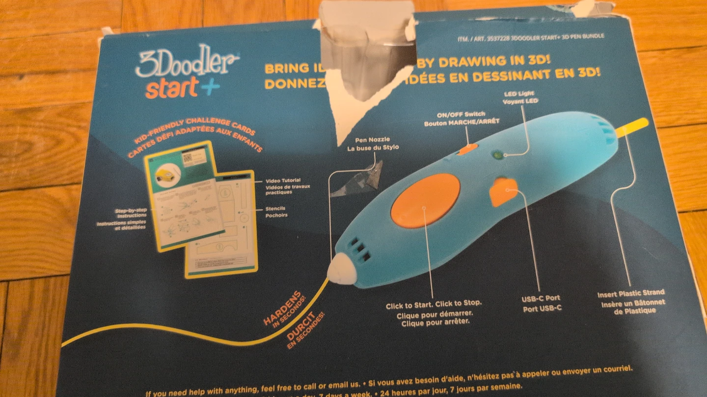 3Doodler Start+ 3D Pen Bundle with 147 Strands & Challenge Cards - photo 2