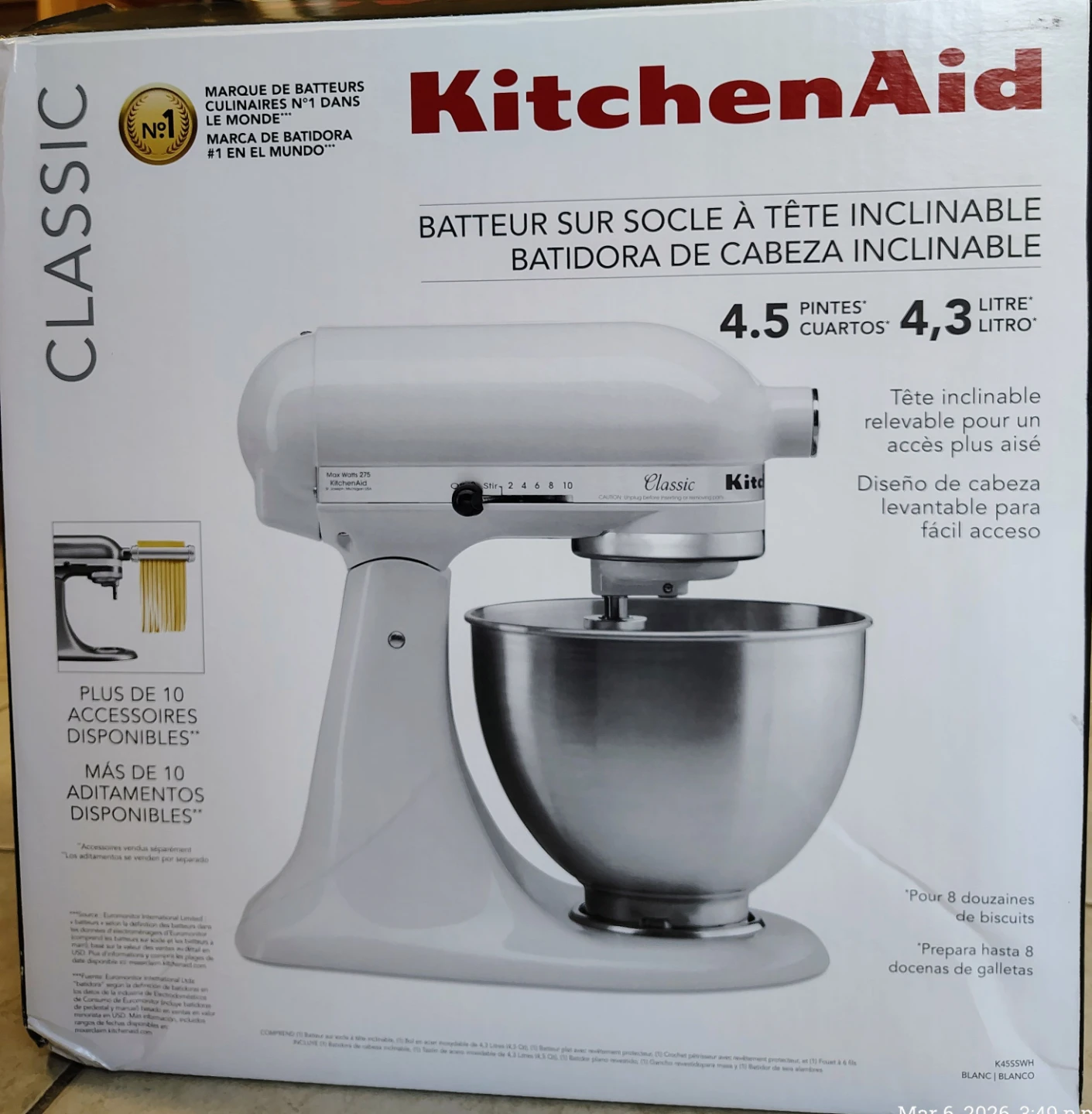 KitchenAid Classic Tilt-Head Stand Mixer - photo 2