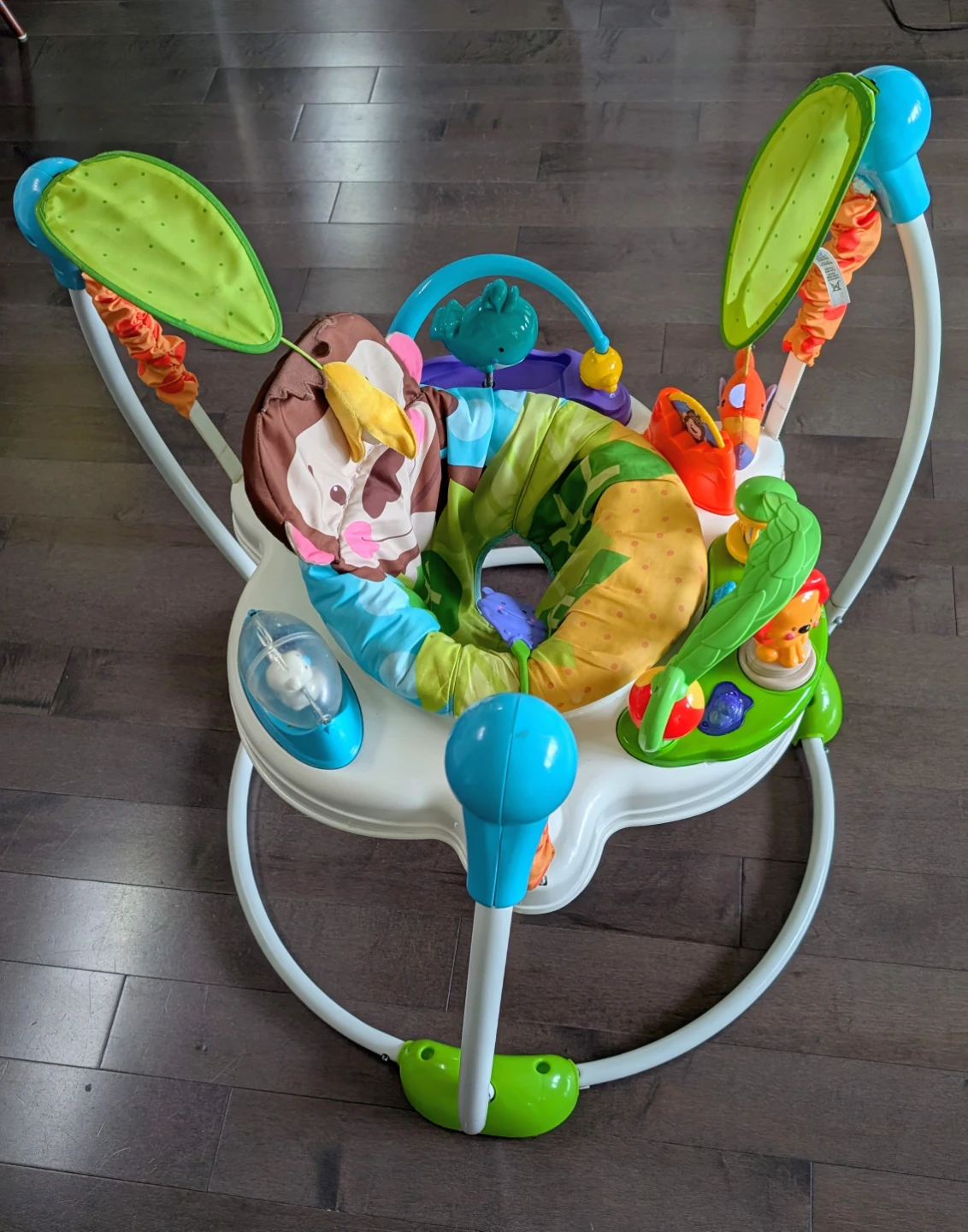 Fisher-Price Jumperoo Rainforest | Used Item - photo 2