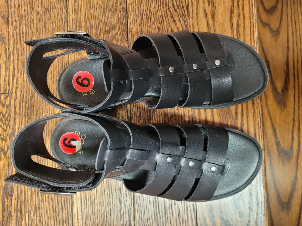 FRYE & CO. Black Gladiator Sandals Size 6 - photo 4
