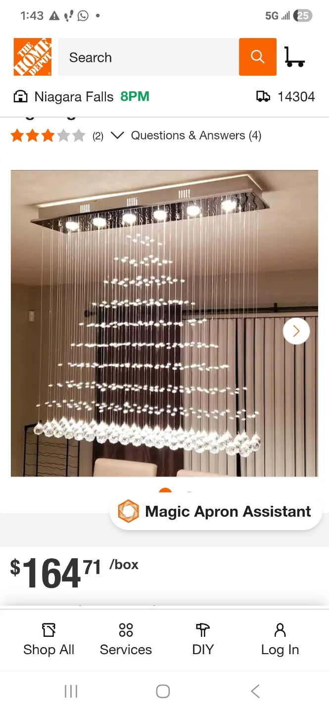 Modern Crystal Chandelier Ceiling Light MX16002-C