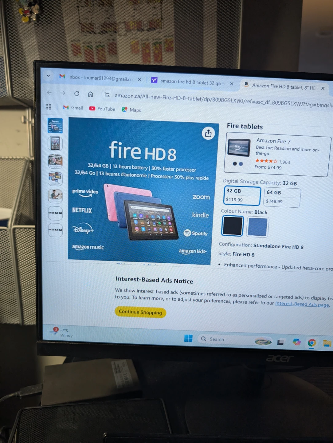 Amazon Fire HD 8 tablet