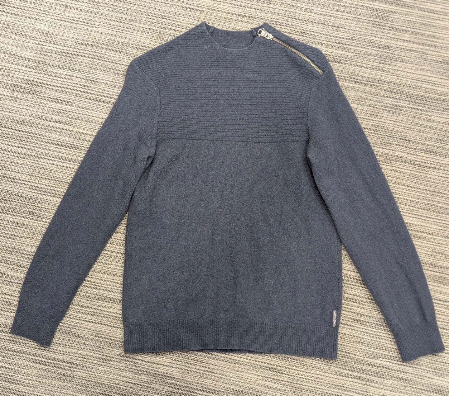 Armani Grey Knit Sweater with Zipper - Size M women - photo 3