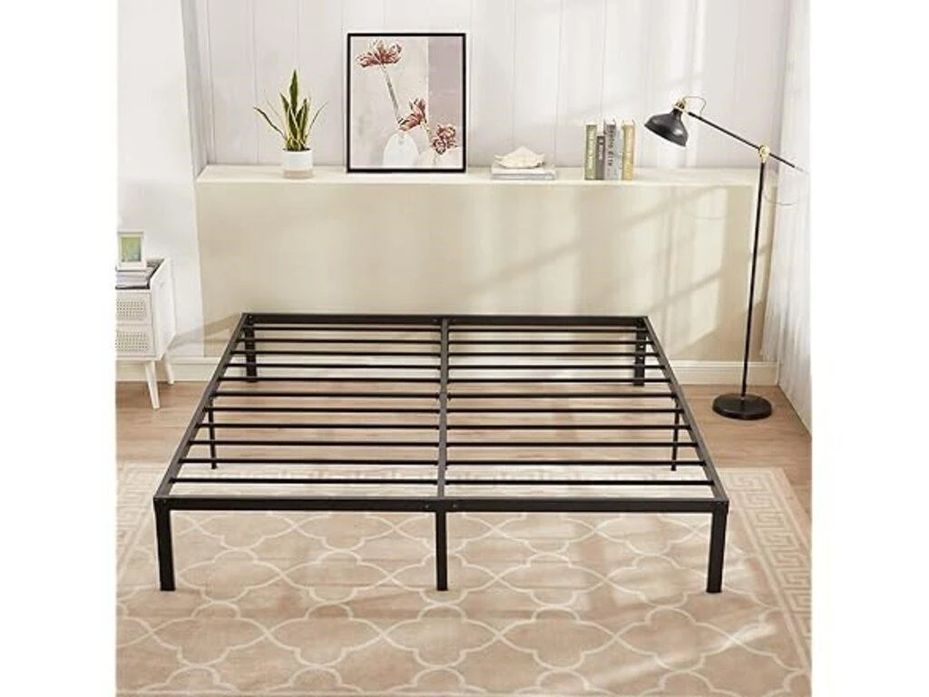Queen Size Mattress with Metal Bed Frame - photo 2