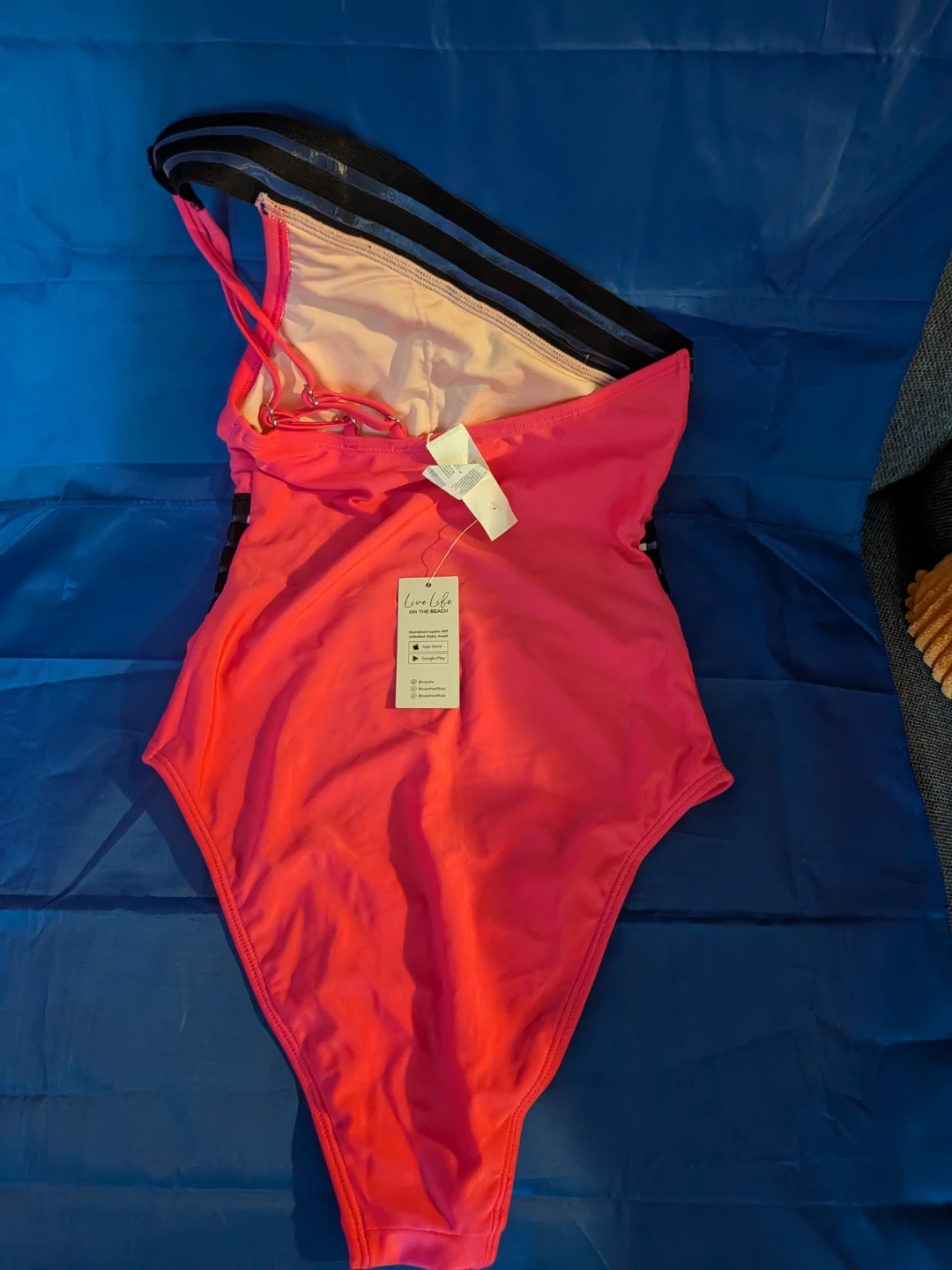 Pink  and black one piece  swimsuit  -  Size XS - photo 2