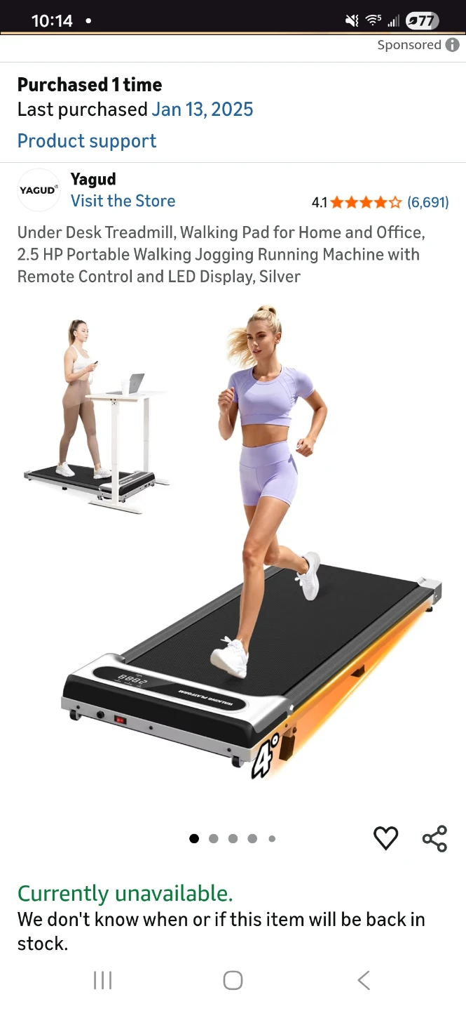 Treadmill Walking Pad - photo 2