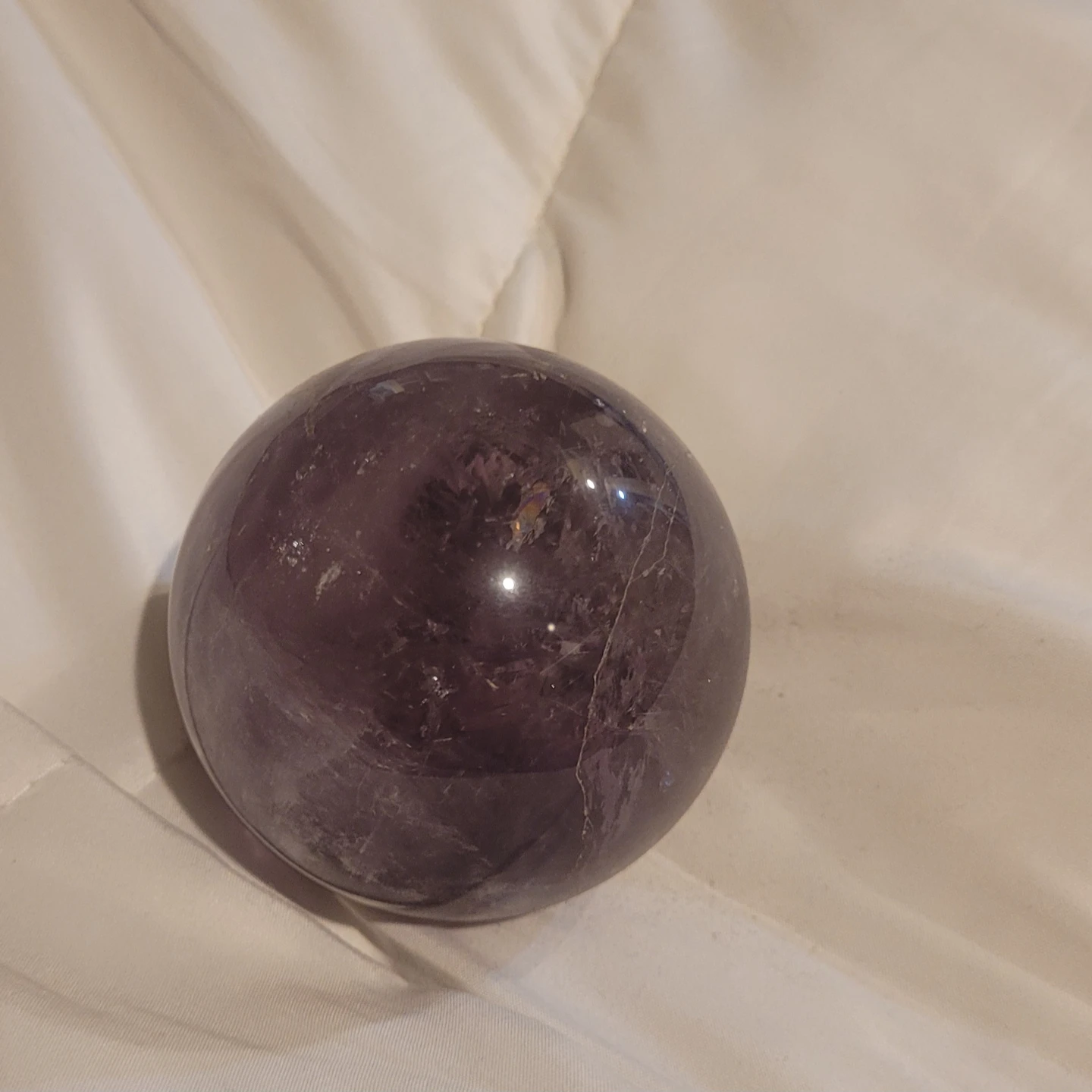 Purple Amethyst Crystal Sphere
