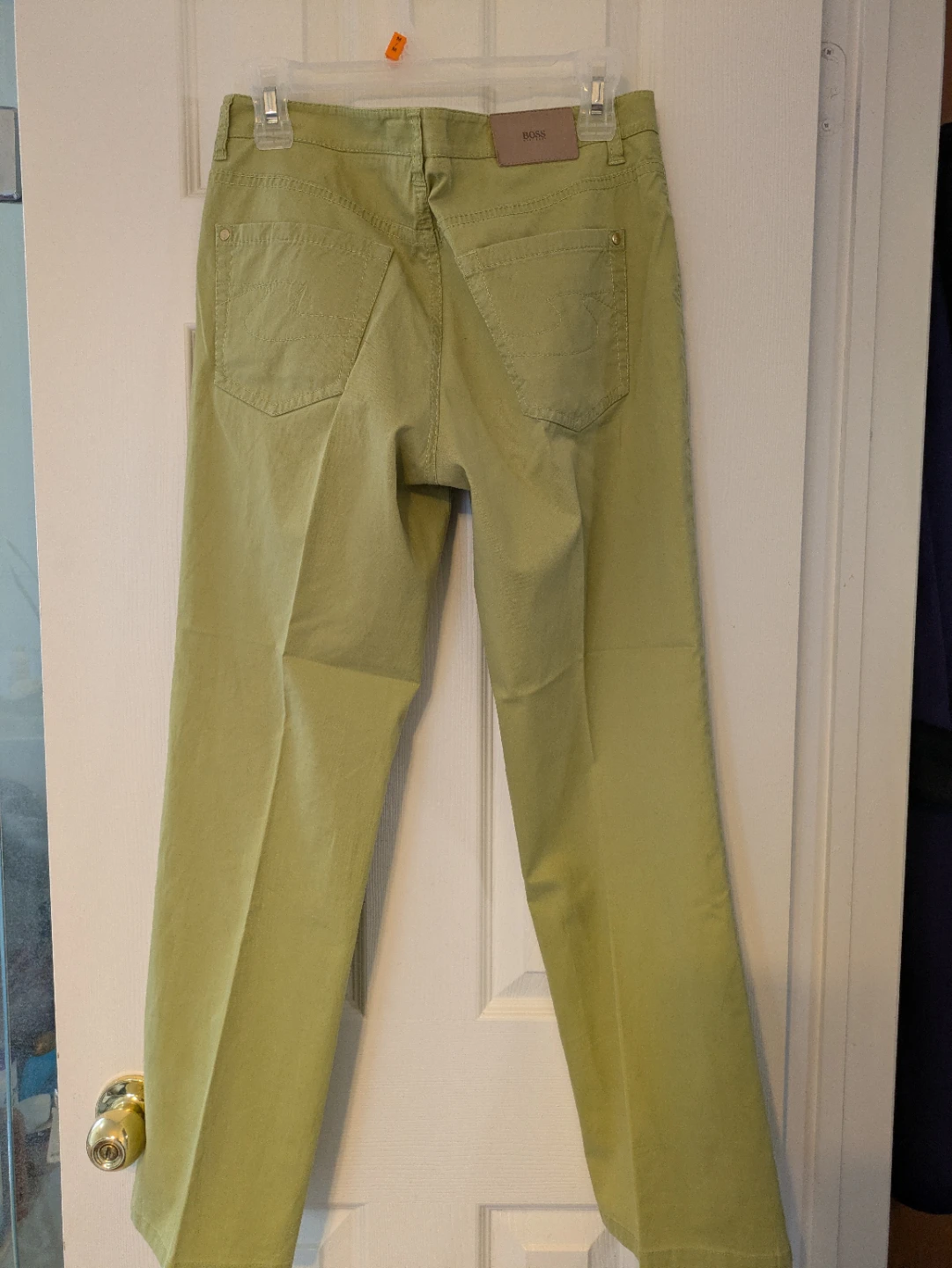 BOSS Hugo Boss Women's Light Green Casual Pants Size 29 - photo 3