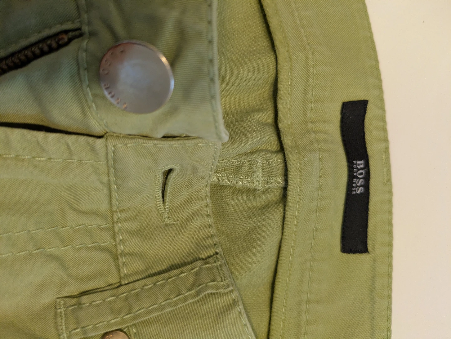 BOSS Hugo Boss Women's Light Green Casual Pants Size 29 - photo 5