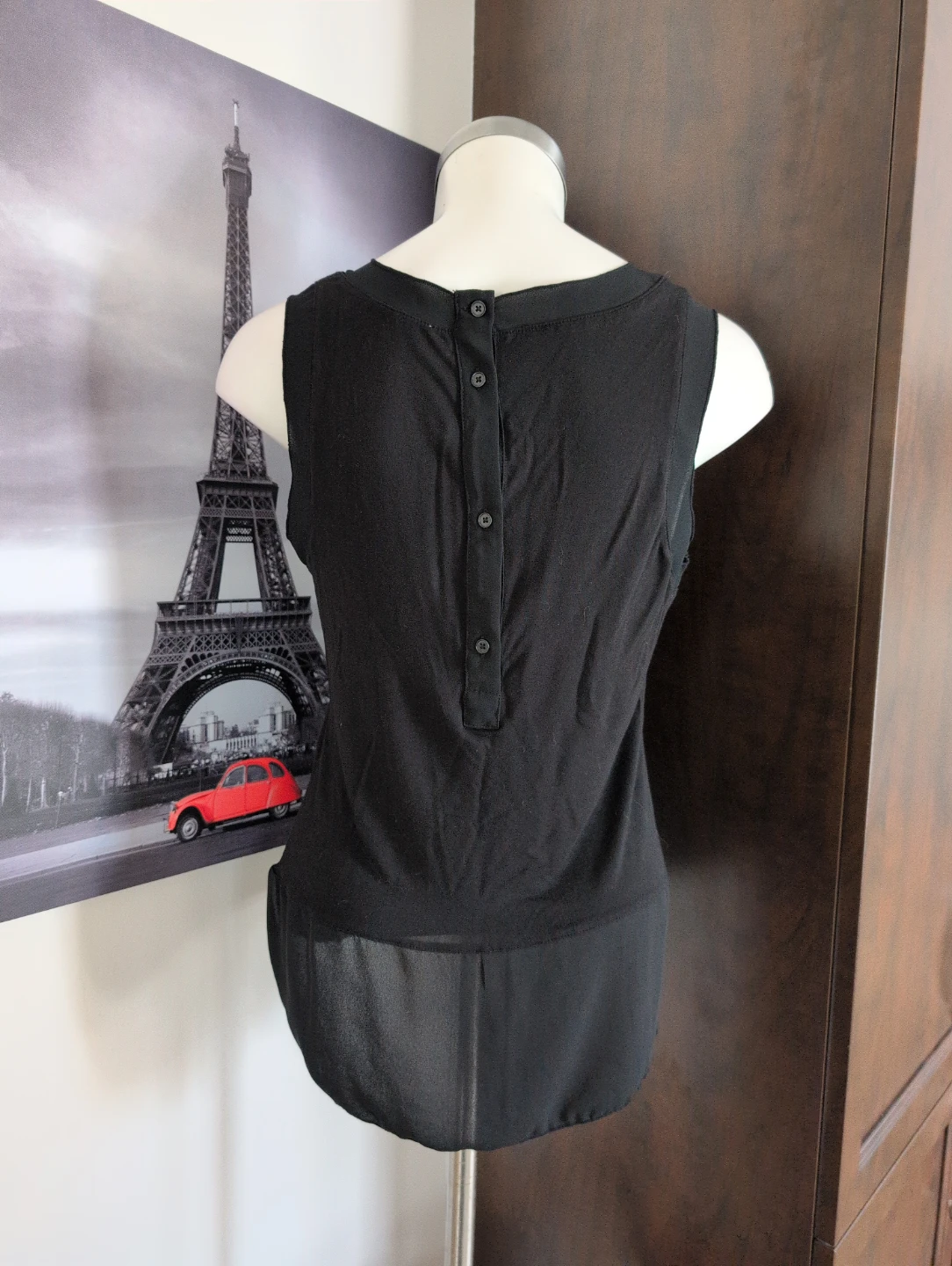Ann Taylor Loft Black Sleeveless Top - photo 4