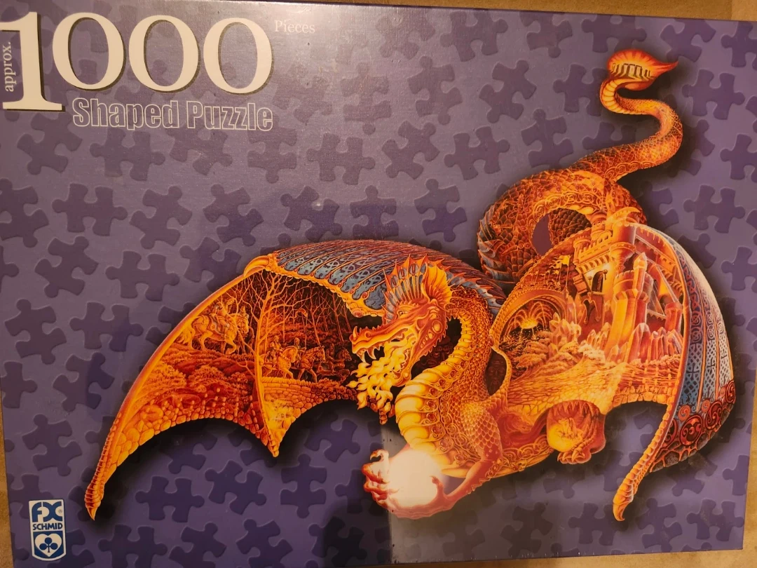1000 Piece Shaped Dragon Puzzle