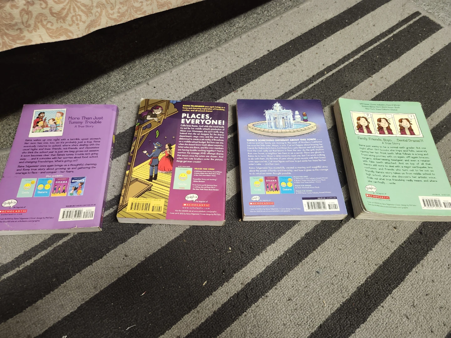 Raina Telgemeier Graphic Novel Books - photo 2