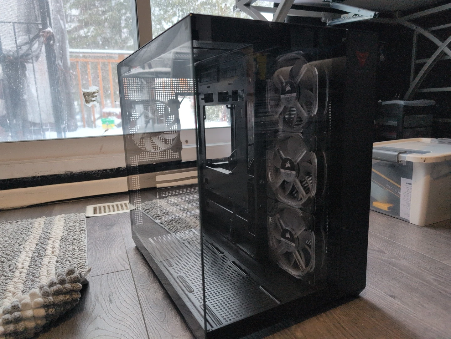 Armoury Case with installed fans and