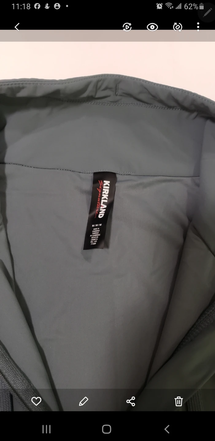 Like new Kirkland Signature Women's Gray Active Jacket - photo 2