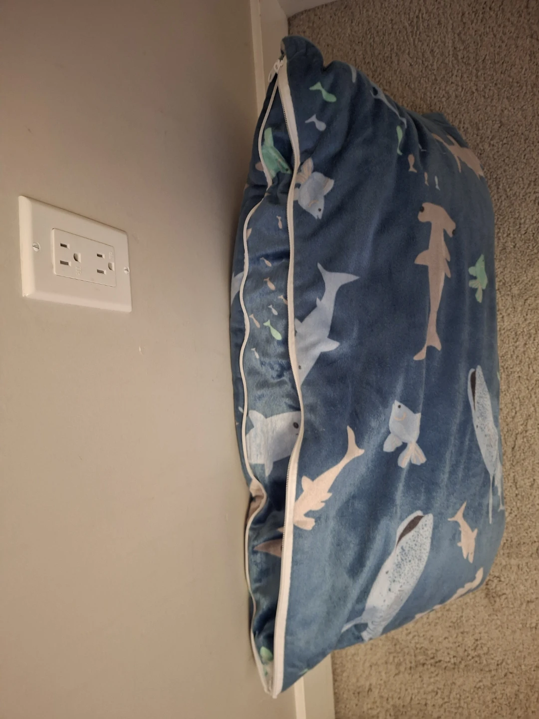 Kid's Sleeping Bag with Shark Print - photo 2