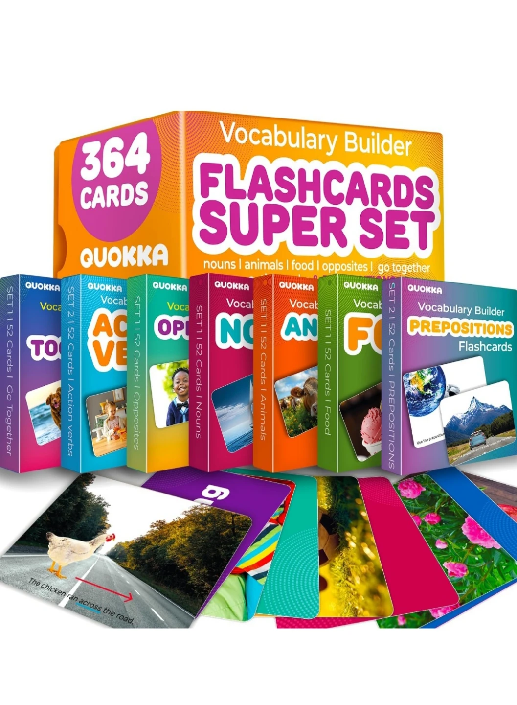 "New" QUOKKA 364 Flashcards Speech therapy for Kids & Adults - photo 3