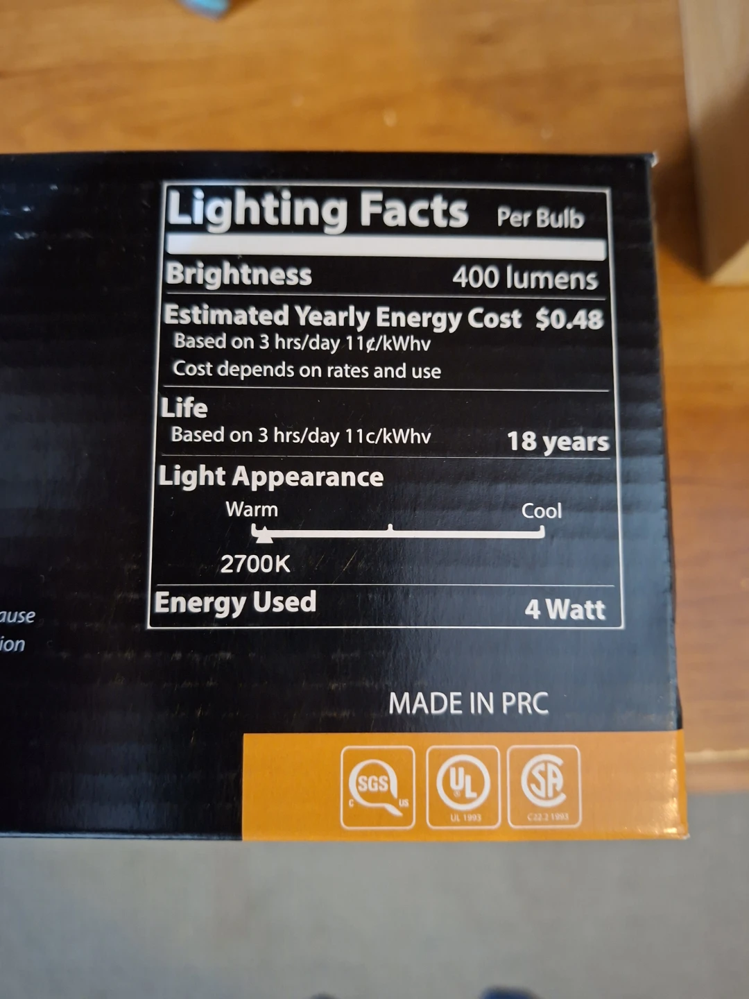 OXA LED G50 Edison Light Bulbs - 8 Pack - photo 5