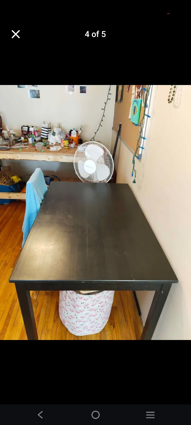 Dark Brown Dining Table - photo 4