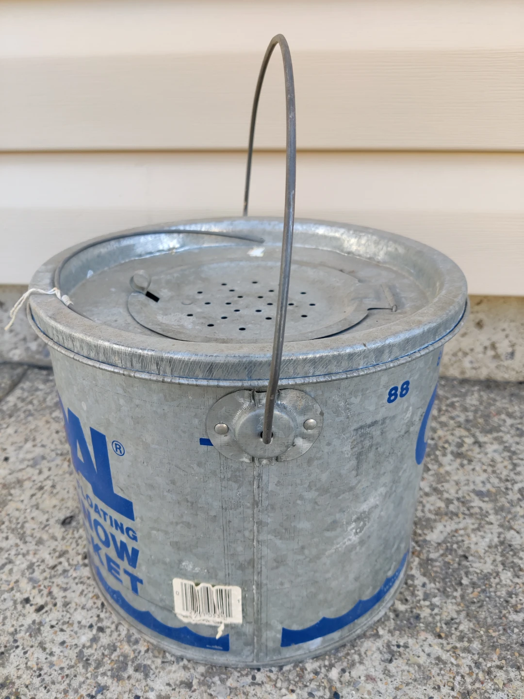 Vintage Old Pal Minnow Fishing Bucket - 8 Quart - photo 4