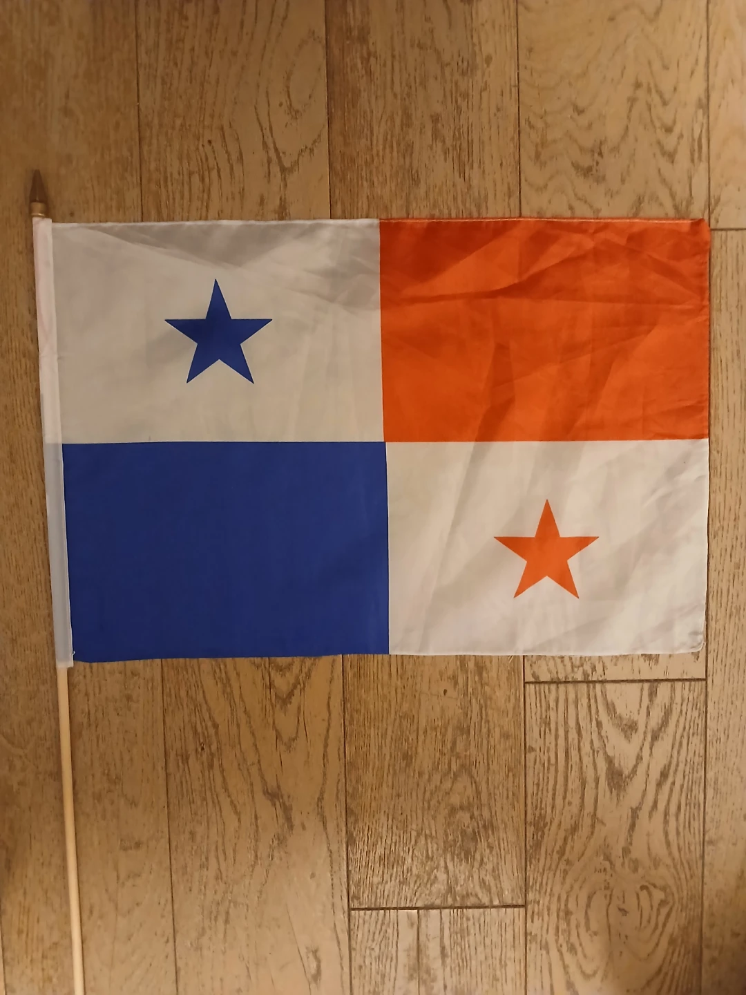 Panama Flag with Wooden Stick - photo 2