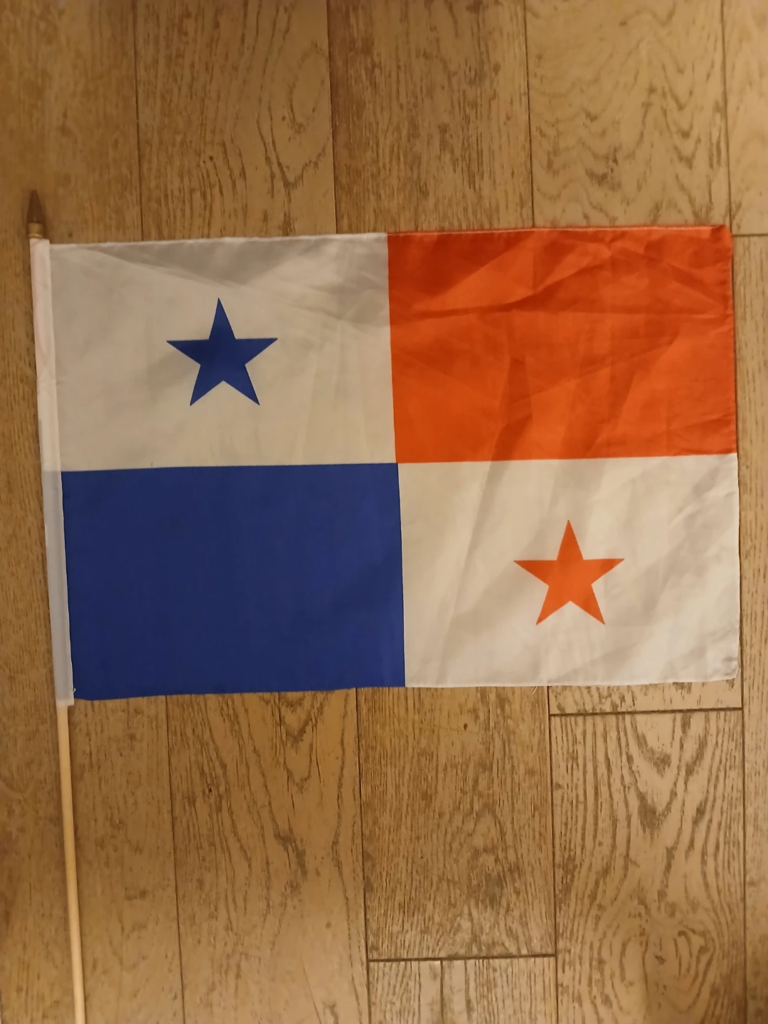 Panama Flag with Wooden Stick - photo 3