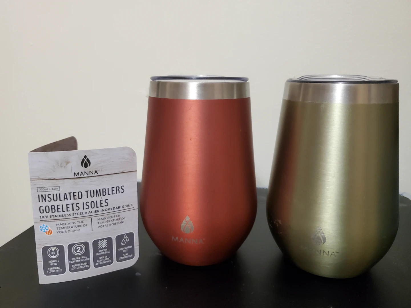 Manna Insulated Tumblers (2-pack)