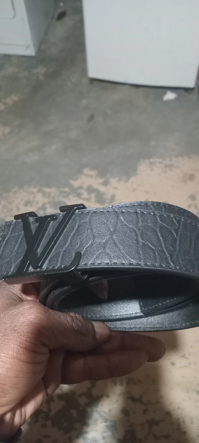 Louis Vuitton Paris Black Leather Belt - photo 2