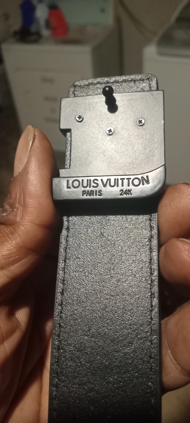 Louis Vuitton Paris Black Leather Belt - photo 3