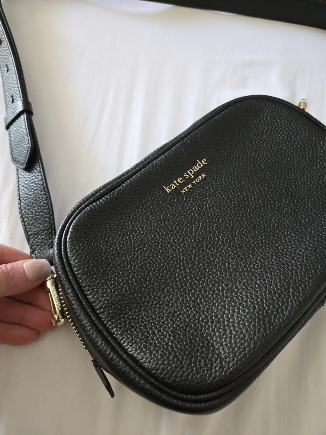 Kate Spade Astrid Black Leather Crossbody Bag - photo 4