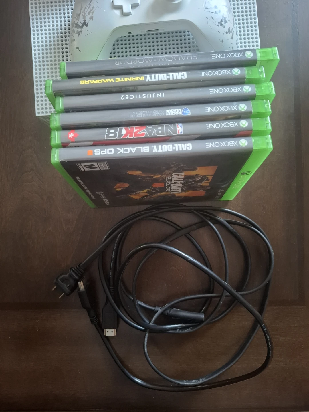 Xbox One S with Games & Controllers - photo 2
