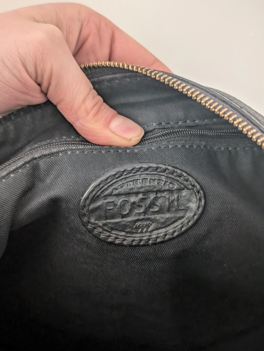 Fossil Black Leather Shoulder/ Crossbody Bag - photo 2