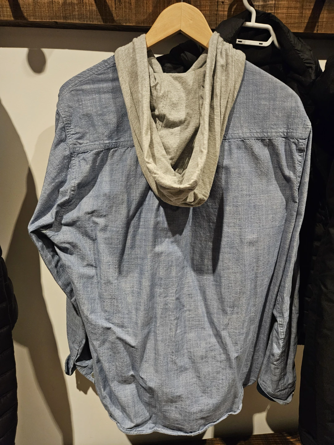 KOLBY Hooded Chambray Shirt - XL - photo 5
