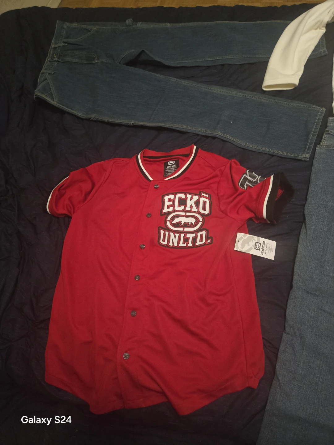 Ecko Unltd. Red Baseball Jersey