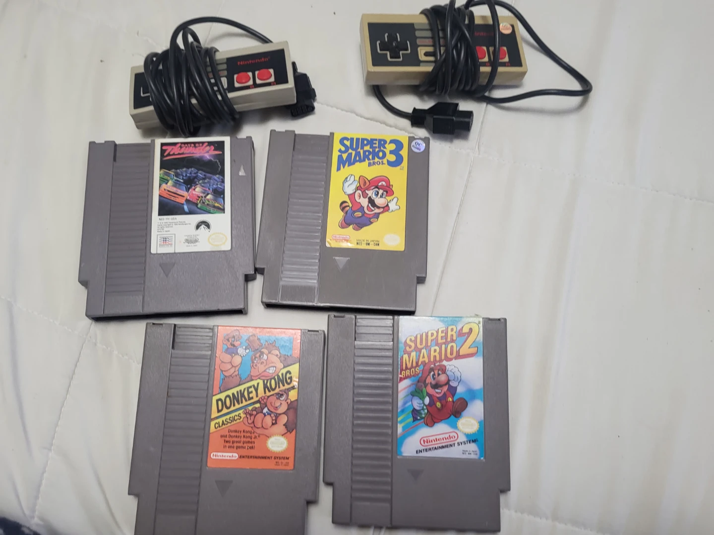 Nintendo Entertainment System Console with Games