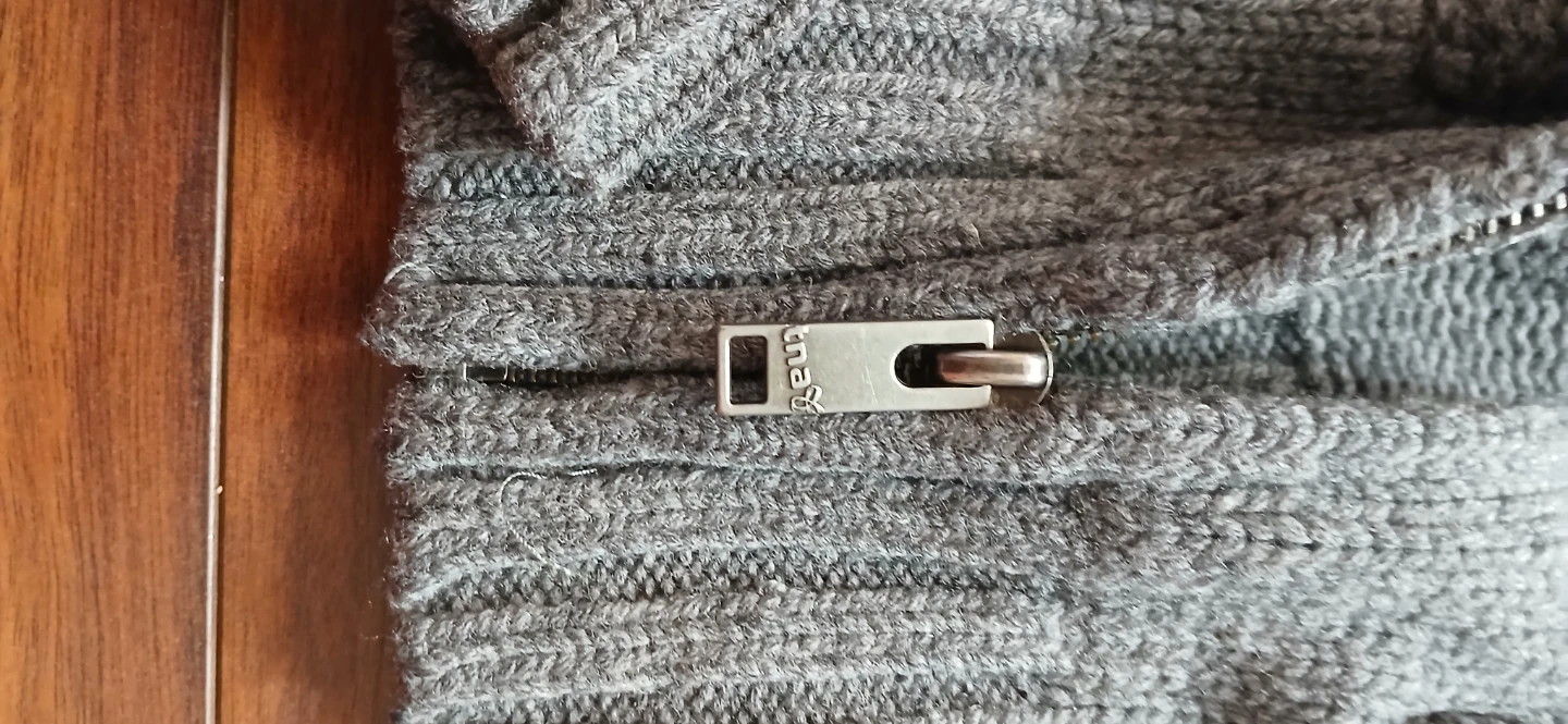 TNA "Sportswear" Grey Zip-Up Sweater - photo 5