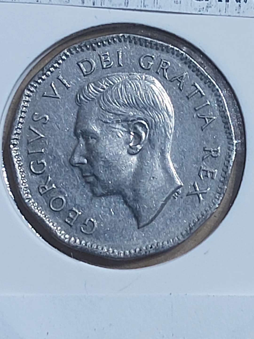 Canada 5 Cents Nickel 1951 King George VI - photo 3