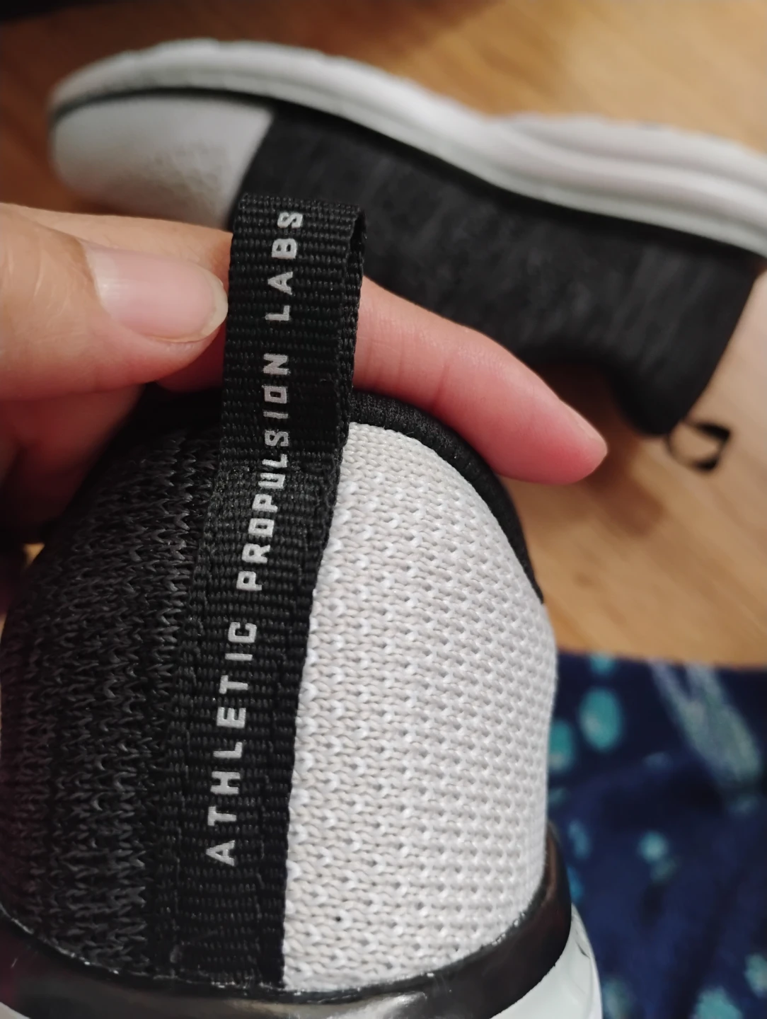 APL Athletic Propulsion Labs White/Black Knit Running Shoes - photo 2