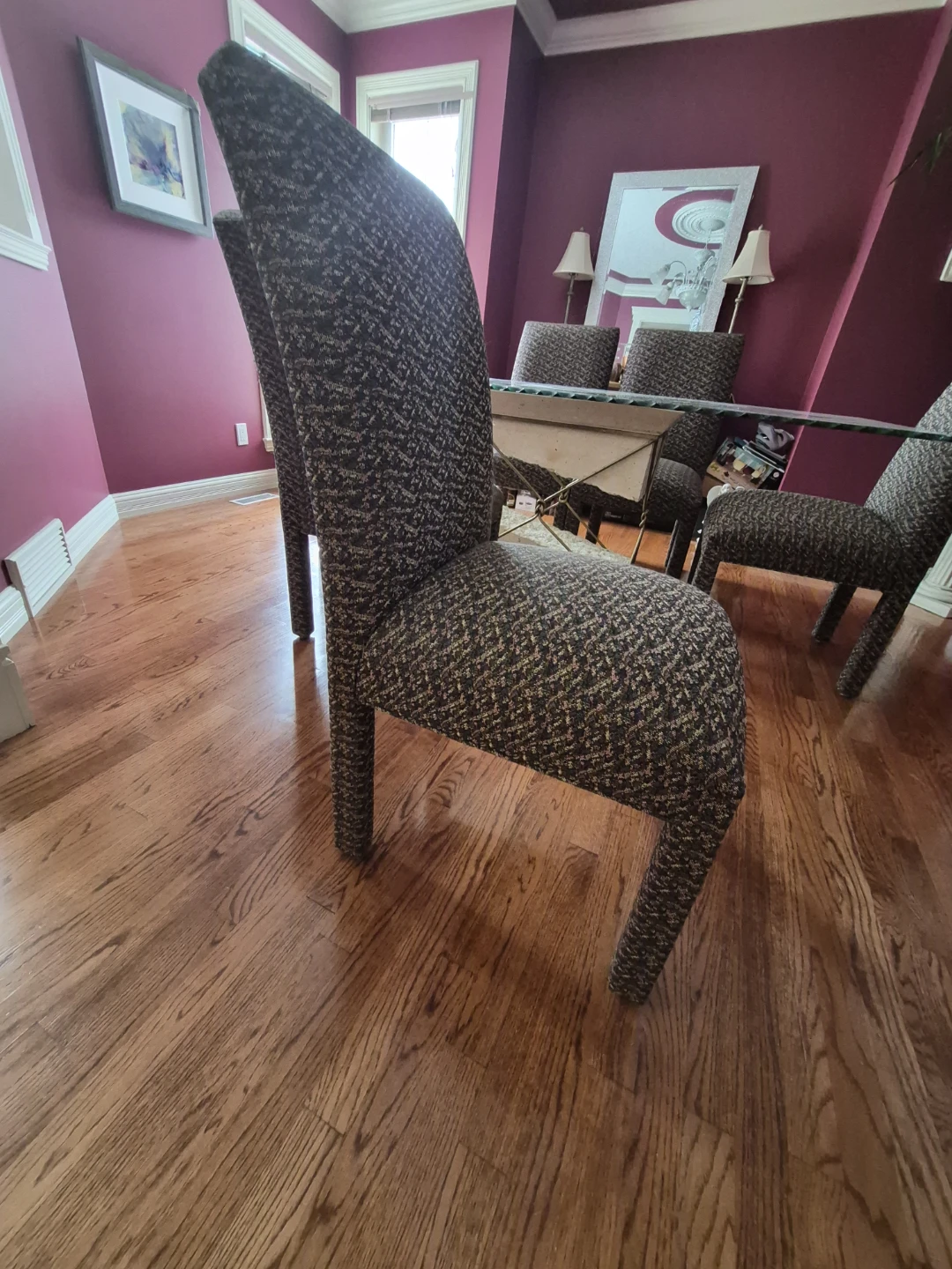 Glass Dining Table with Unique Stone Pedestal - photo 5