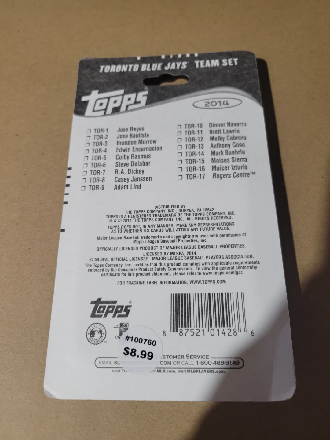 Topps 2014 Toronto Blue Jays Baseball Team Set - photo 2
