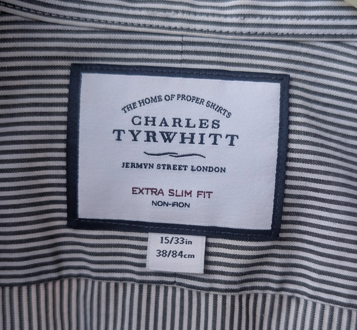 Charles Tyrwhitt Mens Medium Button Down Dress Shirt 15/38 - photo 3
