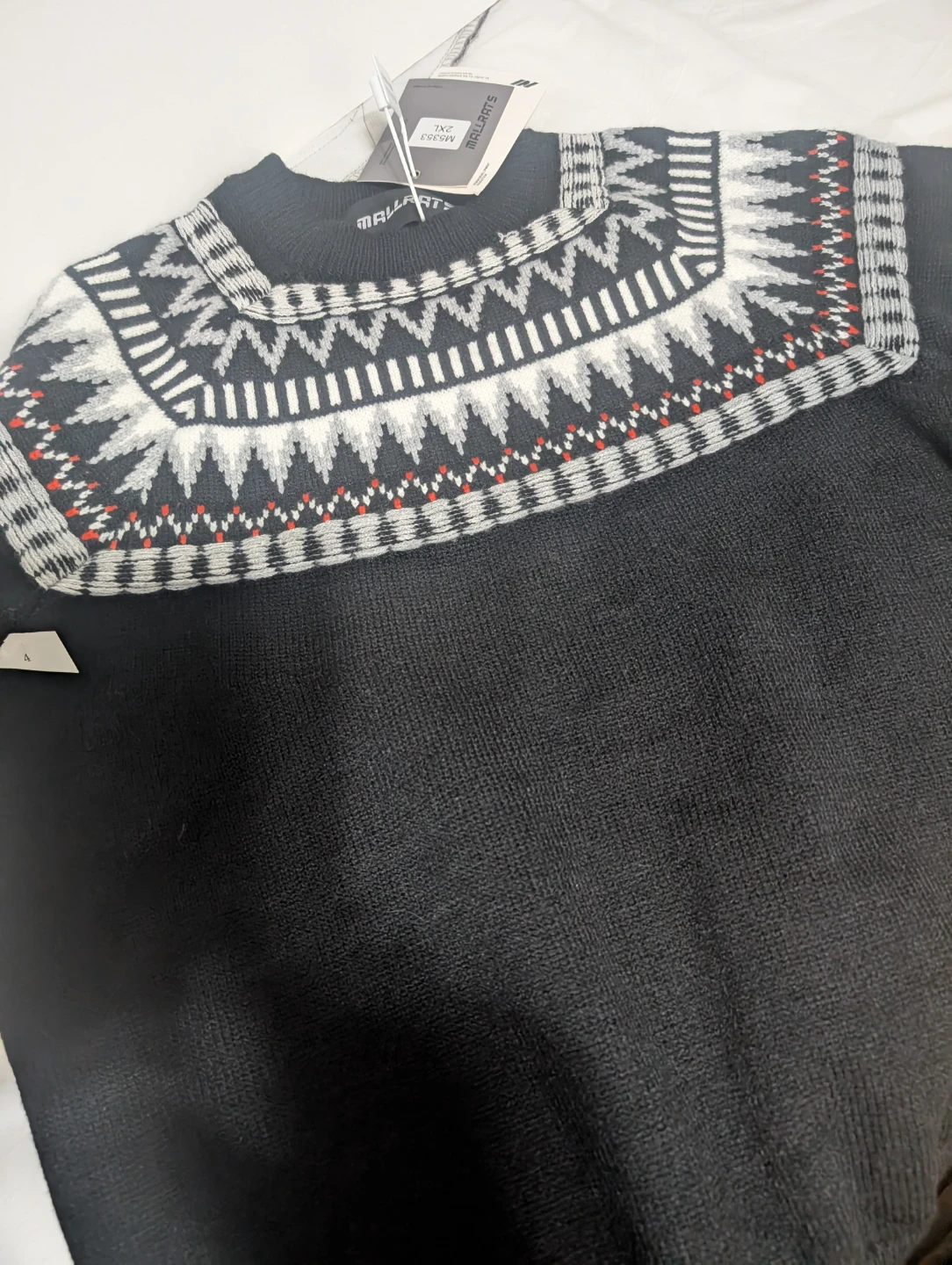 Mall Rts Men's Fair Isle Sweater - 2XL