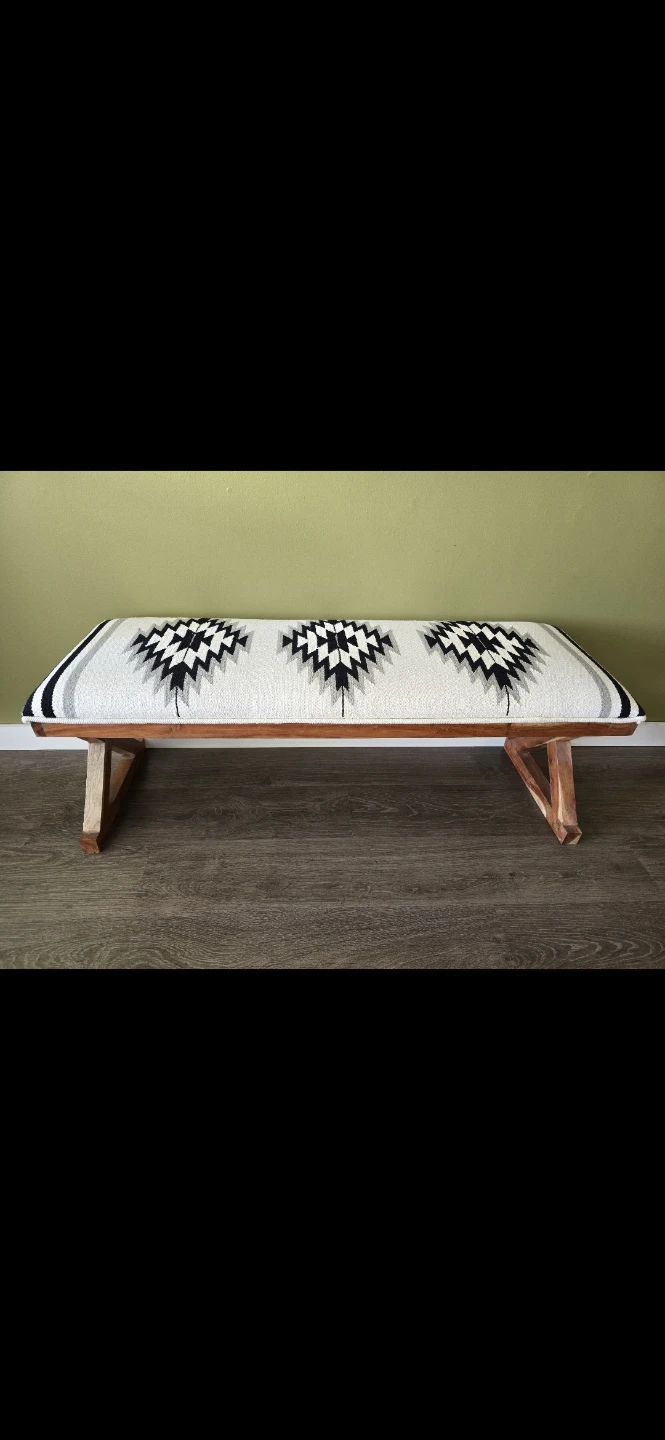 Bench with Aztec Design - photo 5