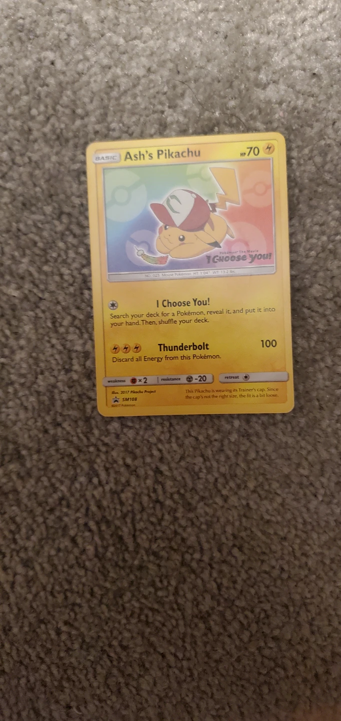 Pokemon Ash's Pikachu Rare