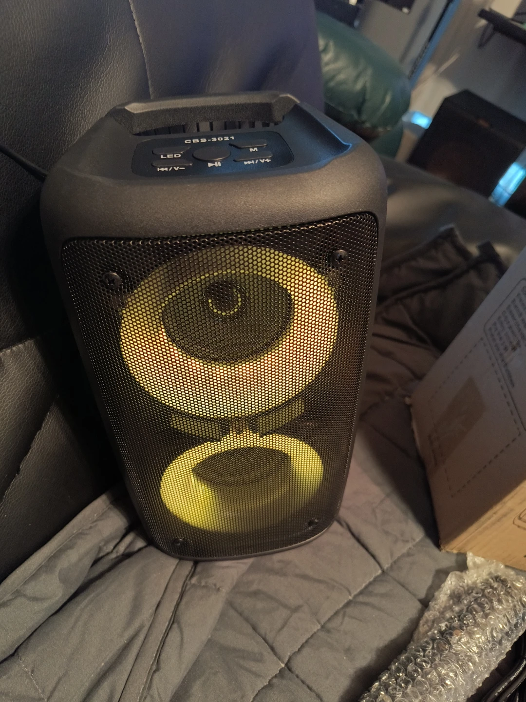 CBS-3021 Portable Bluetooth Speaker with LED Lights - photo 4