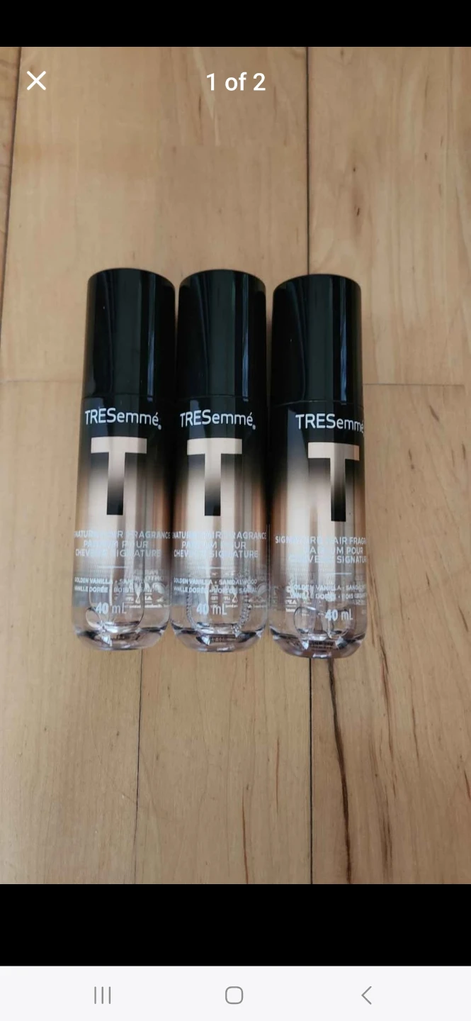 TRESemme A-List Collection Signature Vanilla Hair Fragrances