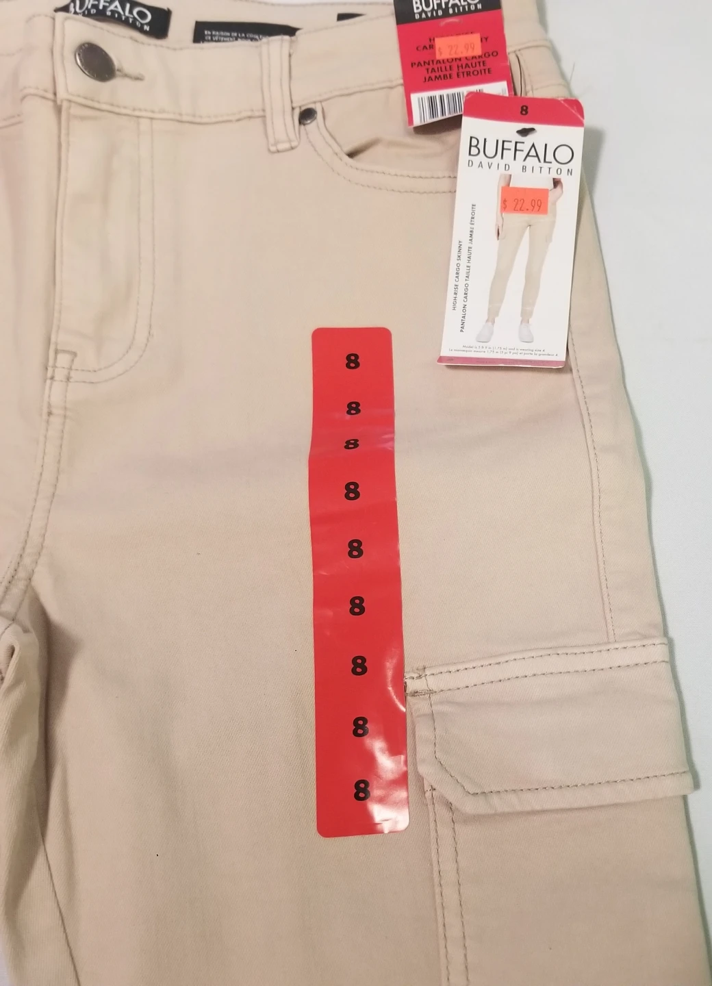 Brand new Women's High Rise Cargo Skinny Jeans - photo 4